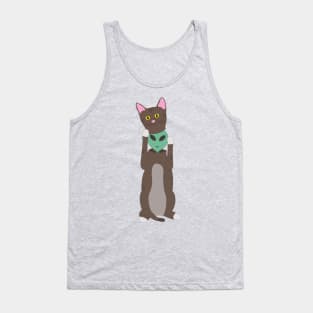 Alien cat Tank Top